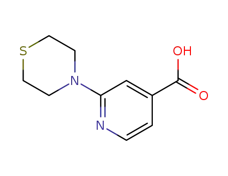 Molecular Structure of 884507-29-3 (2-THIOMORPHOLINOISONICOTINIC ACID)