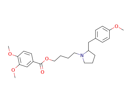 3,4-Dimethoxy-benzoic acid 4-[2-(4-methoxy-benzyl)-pyrrolidin-1-yl]-butyl ester