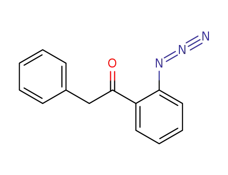 Molecular Structure of 80749-42-4 (2-azidophenyl benzyl ketone)