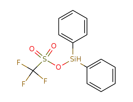 Methanesulfonic acid, trifluoro-, diphenylsilyl ester