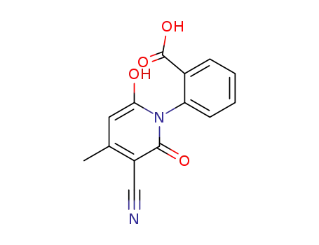 Benzoic acid, 2-(3-cyano-6-hydroxy-4-methyl-2-oxo-1(2H)-pyridinyl)-