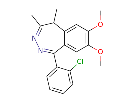 1-(2-chlorophenyl)-7,8-dimethoxy-4,5-dimethyl-5H-2,3-benzodiazepine