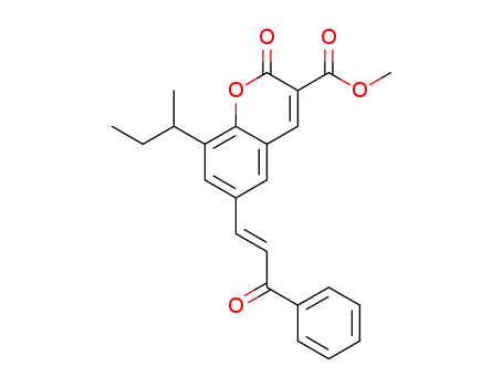 (E)-methyl 8-sec-butyl-2-oxo-6-(3-oxo-3-p-tolylprop-1-enyl)-2H-chromene-3-carboxylate