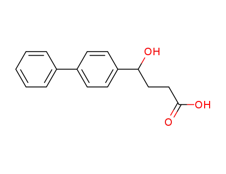 Molecular Structure of 39241-36-6 (gamma-Hydroxy-(1,1'-biphenyl)-4-butanoic acid)