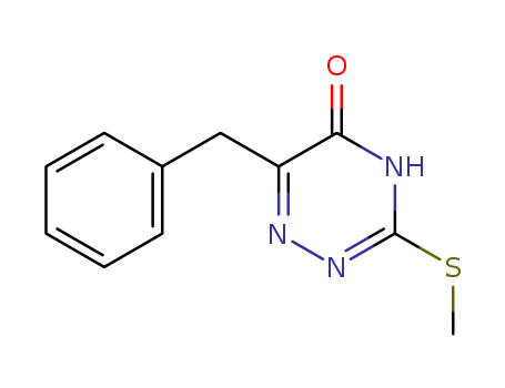1,2,4-Triazin-5(2H)-one, 3-(methylthio)-6-(phenylmethyl)-