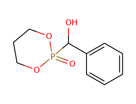Molecular Structure of 93786-70-0 (2-(1-Hydroxybenzyl)-1,3,2-dioxaphosphorinan-2-oxide)