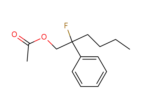 1-acetoxy-2-fluoro-2-phenylhexane