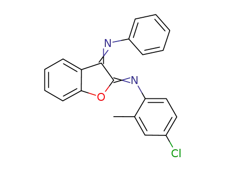 2-(4-chloro-2-methylphenylimino)-3-phenylimino-2,3-dihydrobenzofuran