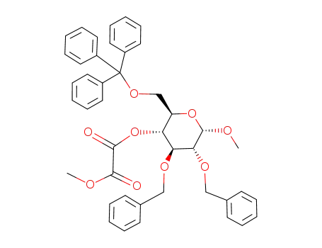 Methyl 2,3-di-O-benzyl-4-O-methyloxalyl-6-O-triphenylmethyl-α-D-glucopyranoside