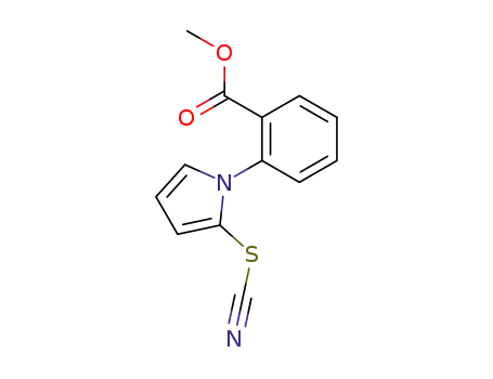 2-(2-Thiocyanato-pyrrol-1-yl)-benzoic acid methyl ester