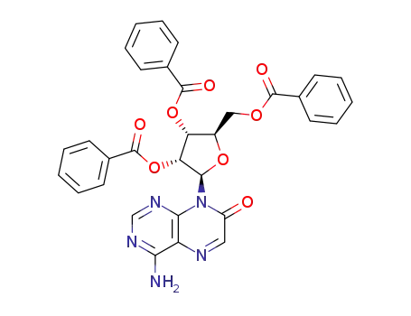 4-amino-8-(2,3,5-tri-O-benzoyl-β-D-erythro-pentofuranosyl)-7(8H)-pteridone