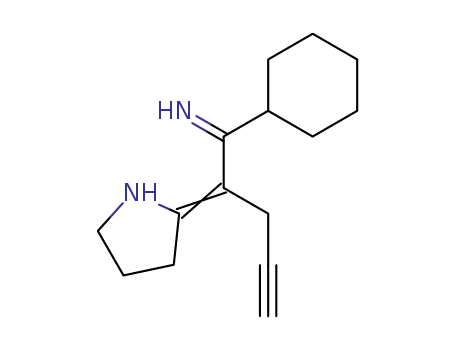 1-Cyclohexyl-2-pyrrolidin-(2E)-ylidene-pent-4-ynylideneamine