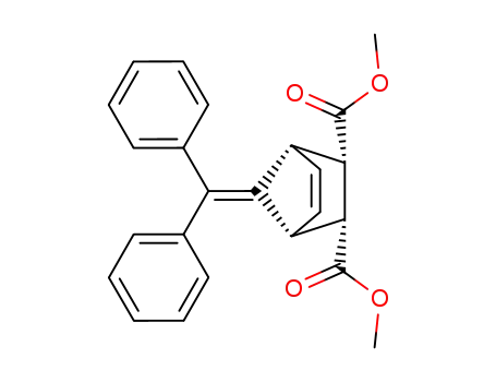 Molecular Structure of 128671-88-5 (dimethyl 7-(diphenylmethylene)bicyclo<2.2.1>hept-2-ene-5,6-dicarboxylate)
