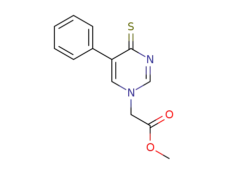 (1,4-dihydro-5-phenyl-4-thioxopyrimidin-1-yl)essigsaeure-methylester