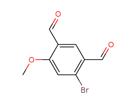 4-Bromo-6-methoxybenzene-1,3-dicarbaldehyde