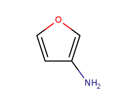 Molecular Structure of 29212-69-9 (furan-3-amine)