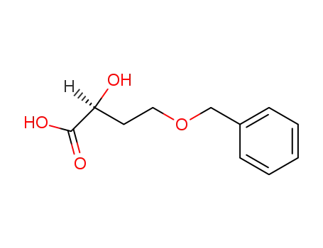 Molecular Structure of 172471-74-8 (Butanoic acid, 2-hydroxy-4-(phenylmethoxy)-, (S)-)