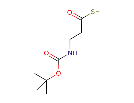 Molecular Structure of 96049-52-4 (Propanethioicacid,3-[[(1,1-dimethylethoxy)carbonyl]amino]-(9CI))
