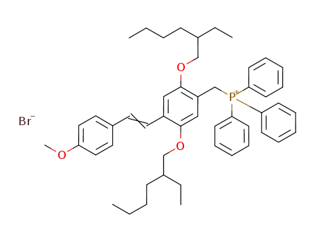 {2,5-bis(2-ethylhexyloxy)-4-[2-(4-methoxyphenyl)vinyl]benzyl}triphenylphosphonium bromide