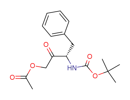 1-acetoxy-3-<<(1,1-dimethylethoxy)carbonyl>amino>-4-phenyl-2-butanone