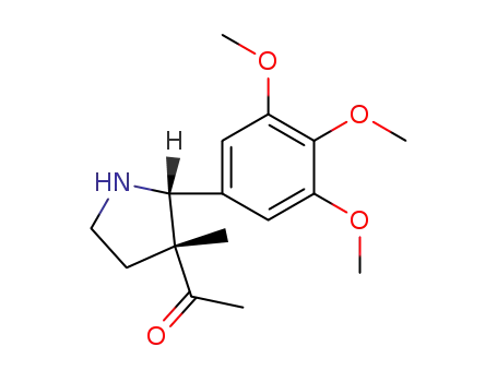 cis-3-acetyl-3-methyl-2-(3,4,5-trimethoxyphenyl)pyrrolidine