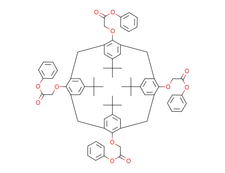 5,11,17,23-tetra-tert-butyl-25,26,27,28-tetrakis(phenoxycarbonylmethoxy)calix<4>arene