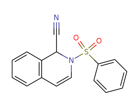 1-Isoquinolinecarbonitrile,1,2-dihydro-2-(phenylsulfonyl)- cas  1035-19-4