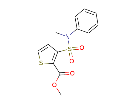 methyl 3-[methyl(phenyl)sulfamoyl]thiophene-2-carboxylate