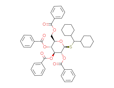 dicyclohexylmethyl 2,3,4,6-tetra-O-benzoyl-1-thio-β-D-glucopyranoside