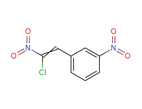 Molecular Structure of 132784-76-0 (Benzene, 1-(2-chloro-2-nitroethenyl)-3-nitro-)