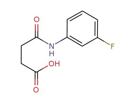 Molecular Structure of 25589-40-6 (4-[(3-fluorophenyl)amino]-4-oxobutanoic acid)