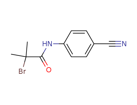 Propanamide, 2-bromo-N-(4-cyanophenyl)-2-methyl-