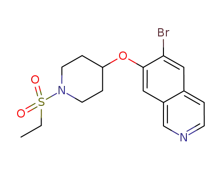 6-bromo-7-{[1-(ethylsulfonyl)-4-piperidinyl]oxy}isoquinoline