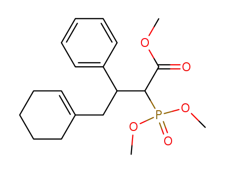 4-Cyclohex-1-enyl-2-(dimethoxy-phosphoryl)-3-phenyl-butyric acid methyl ester