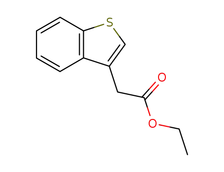 Molecular Structure of 7597-68-4 (Ethyl 2-(1-benzothiophen-3-yl)acetate)