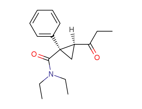 (1R,2S)-1-Phenyl-2-propionyl-cyclopropanecarboxylic acid diethylamide