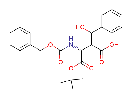 D-Aspartic acid, 3-(hydroxyphenylmethyl)-N-[(phenylmethoxy)carbonyl]-,
1-(1,1-dimethylethyl) ester