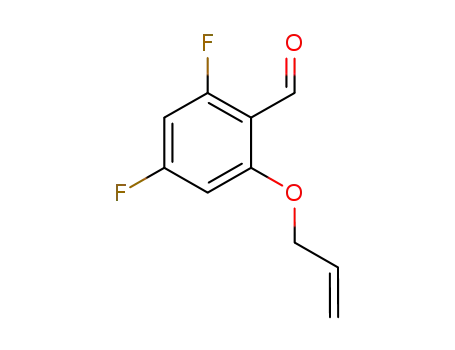 Molecular Structure of 1209492-98-7 (2-(allyloxy)-4,6-difluorobenzaldehyde)