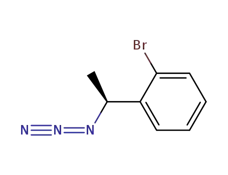 Molecular Structure of 943779-19-9 (1-((S)-1-Azido-ethyl)-2-bromo-benzene)
