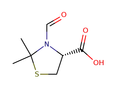 (R)-2,2-디메틸-3-포르밀 4-티아졸리딘카르복실산