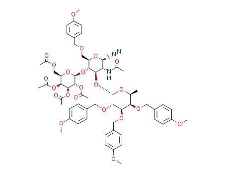 C<sub>60</sub>H<sub>74</sub>N<sub>4</sub>O<sub>22</sub>