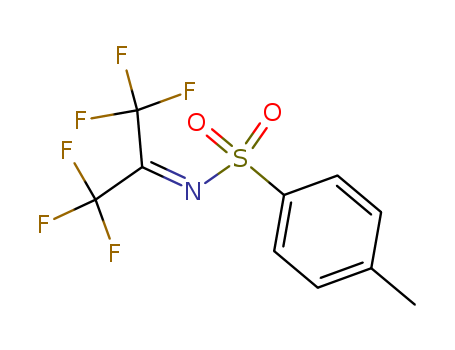 Benzenesulfonamide, 4-methyl-N-[2,2,2-trifluoro-1-(trifluoromethyl)ethylidene]-
