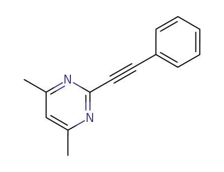 Pyrimidine, 4,6-dimethyl-2-(phenylethynyl)-