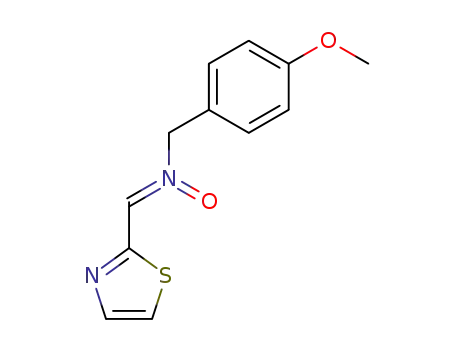 Benzenemethanamine, 4-methoxy-N-(2-thiazolylmethylene)-, N-oxide