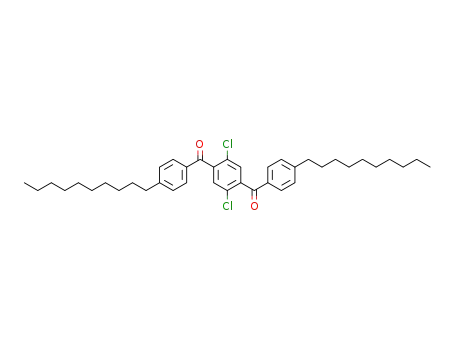 (4-Decyl-phenyl)-[2,5-dichloro-4-(4-decyl-benzoyl)-phenyl]-methanone