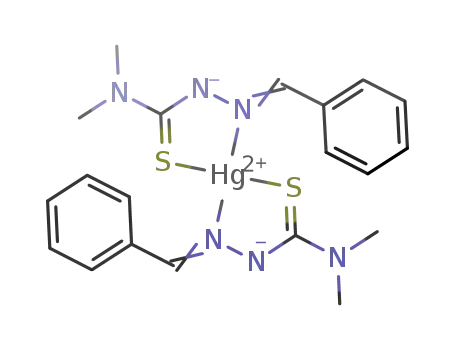 (mercury)(benzaldehyde-N<sup>(4)</sup>,N<sup>(4)</sup>-dimethylthiosemicarbazone(-1H))2