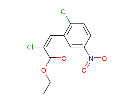 Ethyl 2-chloro-3-(2-chloro-5-nitrophenyl)prop-2-enoate