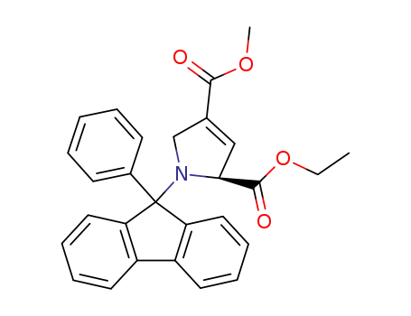 1H-Pyrrole-2,4-dicarboxylic acid,
2,5-dihydro-1-(9-phenyl-9H-fluoren-9-yl)-, 2-ethyl 4-methyl ester, (S)-