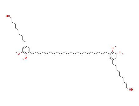 Molecular Structure of 100084-15-9 (3,3'-(1,22-Docosandiyl)bis(4,5-dimethoxybenzolnonanol))