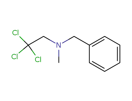 Molecular Structure of 57675-91-9 (Benzenemethanamine, N-methyl-N-(2,2,2-trichloroethyl)-)